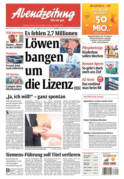 Abendzeitung München 2026-05-27