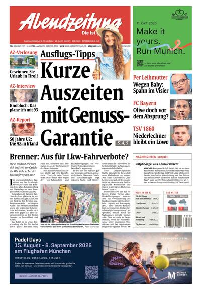 Abendzeitung München 2026-07-18